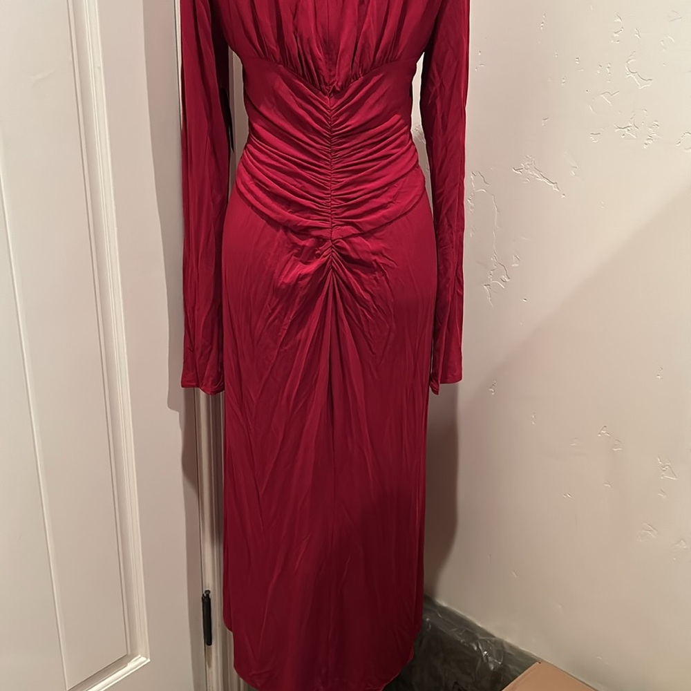 Isabel Marant Robe Jinelima Raspberry Dress - Picture 7 of 12